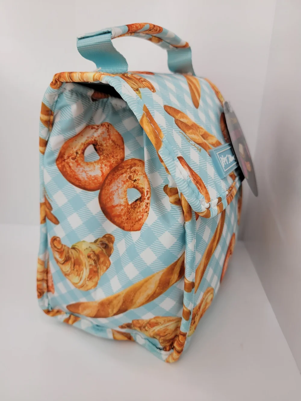 👉✨️ Betsey Johnson Insulated Lunch Tote - Blue Bakery Print